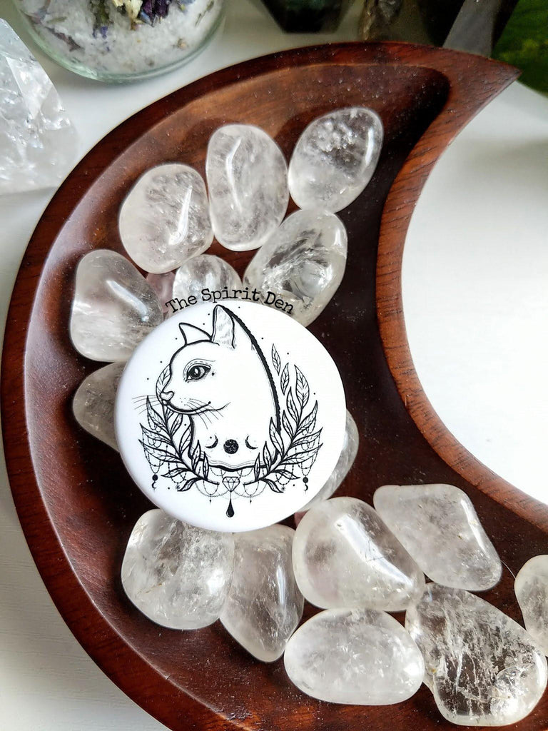 Lady Luna Kitty Pinback Button - The Spirit Den