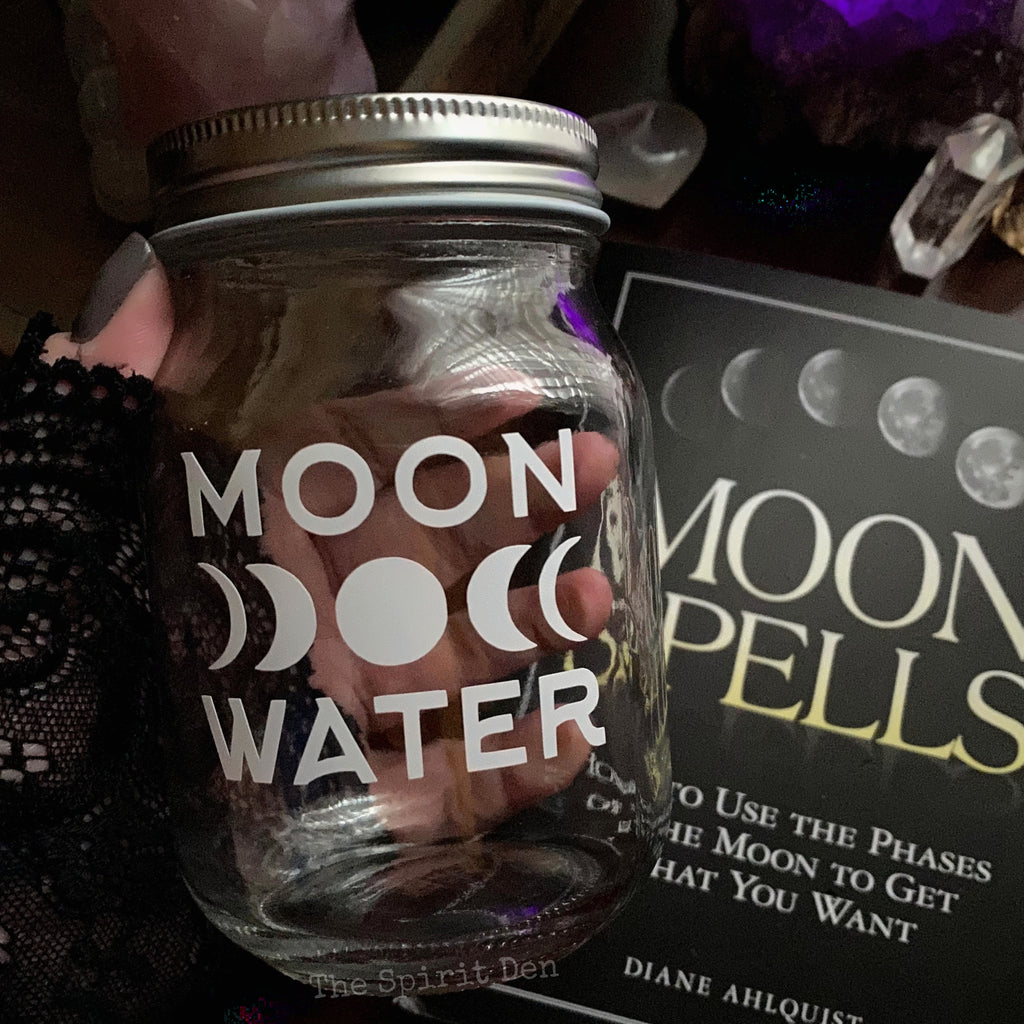 Moon Water Jar | Herb Jar | 16oz