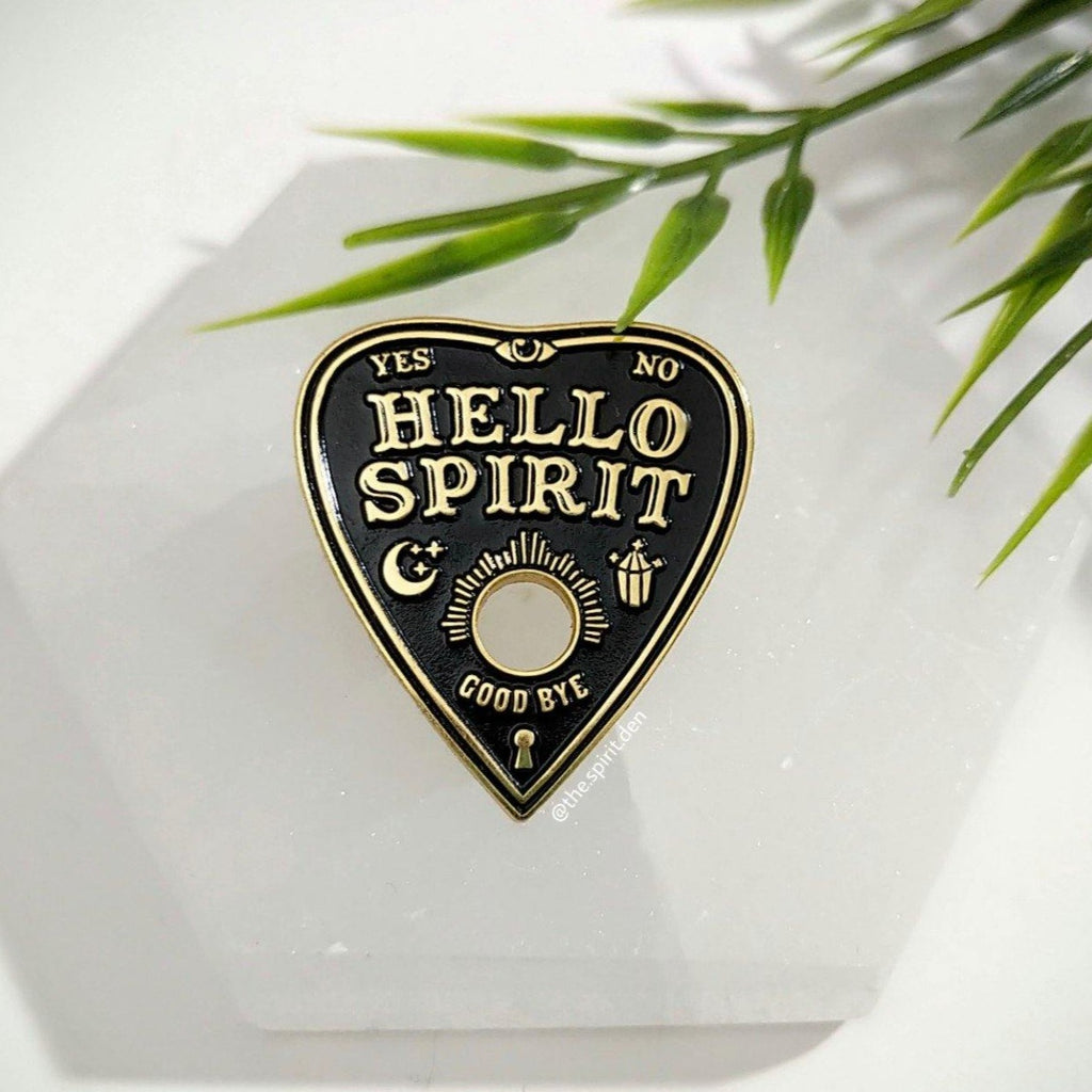 Planchette Hello Spirit Enamel Pin - The Spirit Den