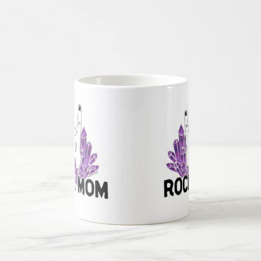 Rock Mom Crystals White Mug - The Spirit Den