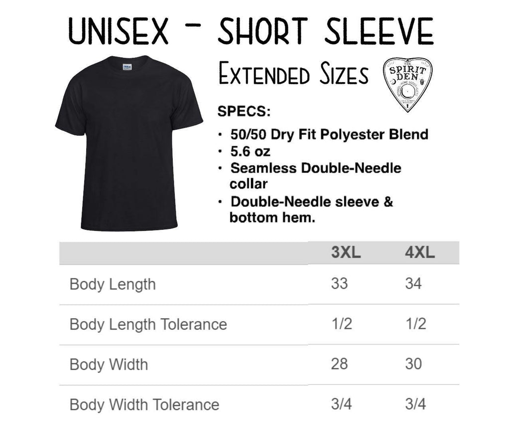 Black on Black Distressed Pentacle Symbol T-Shirt Extended Sizes - The Spirit Den