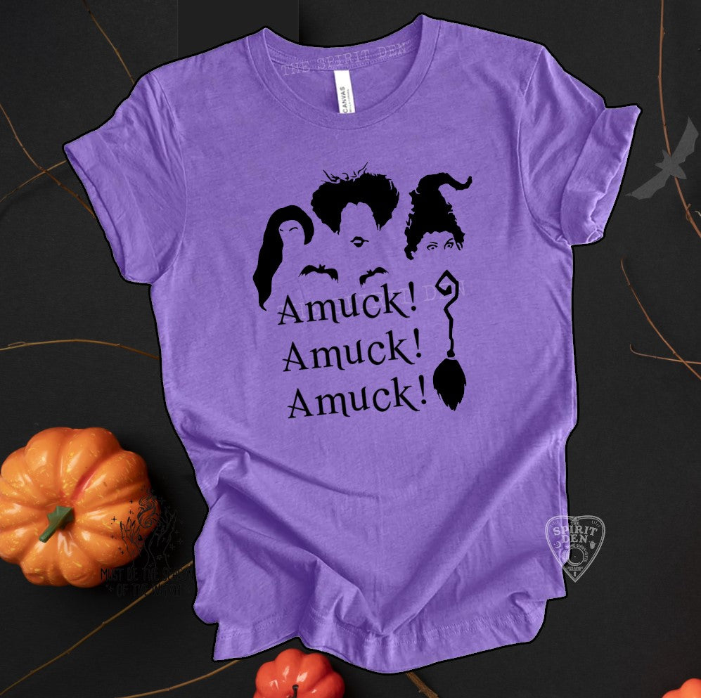 Amuck Amuck Amuck Hocus Pocus Purple Unisex T-shirt