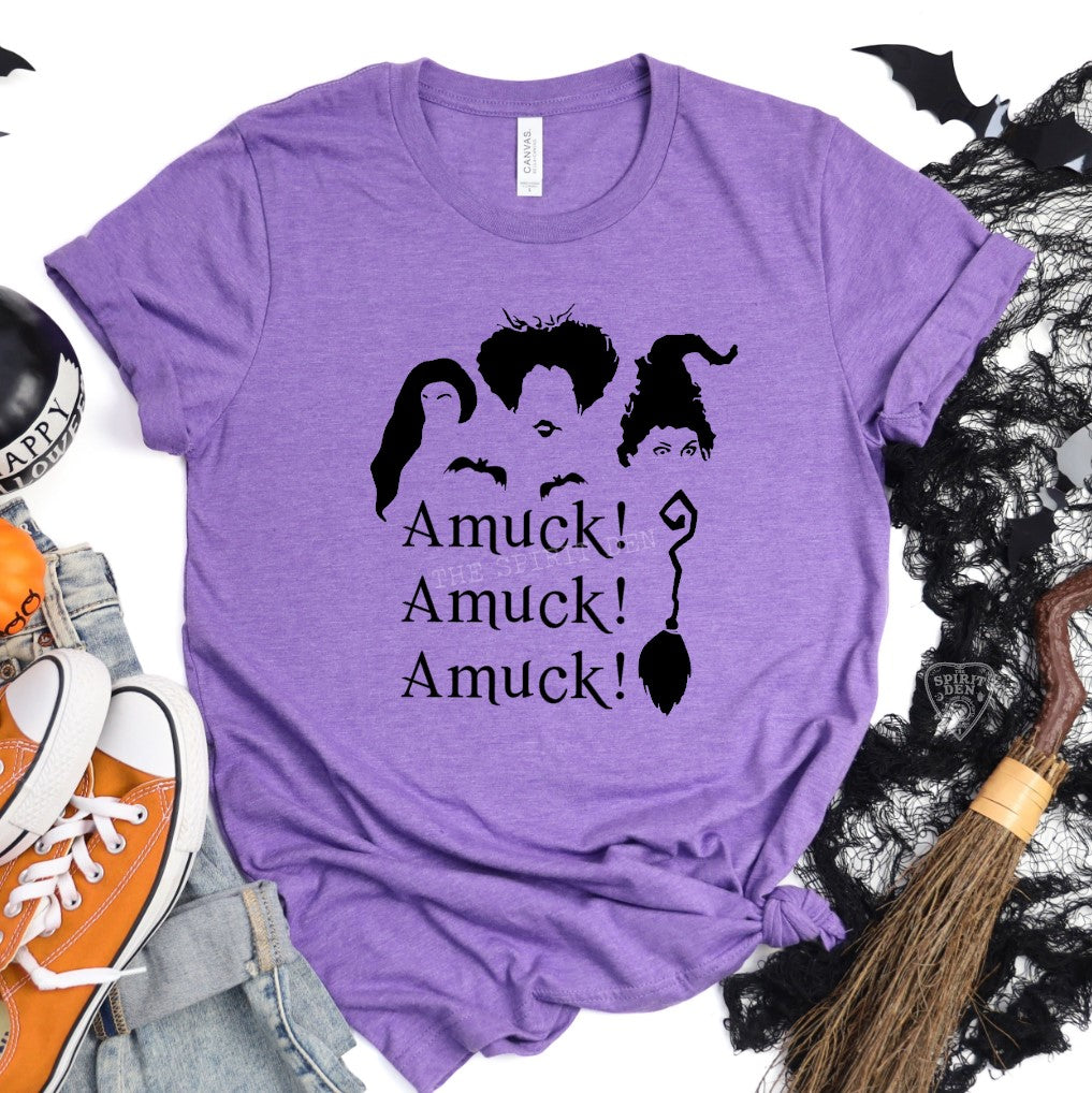 Amuck Amuck Amuck Hocus Pocus Purple Unisex T-shirt