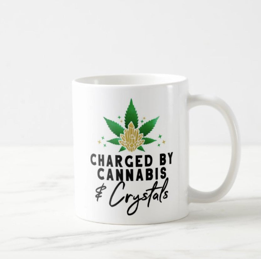 Charged By Cannabis & Crystals Mug