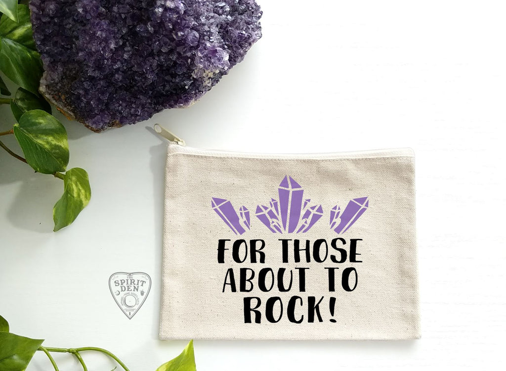 For Those About To Rock Canvas Zipper Bag