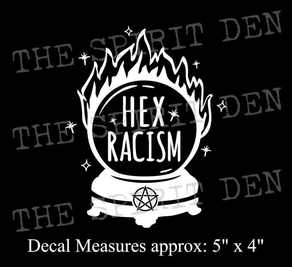 Hex Racism Crystal Ball Decal