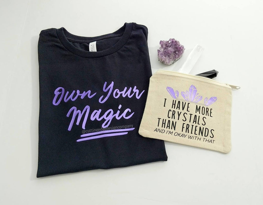 Own Your Magic (Purple Design) T-Shirt - The Spirit Den