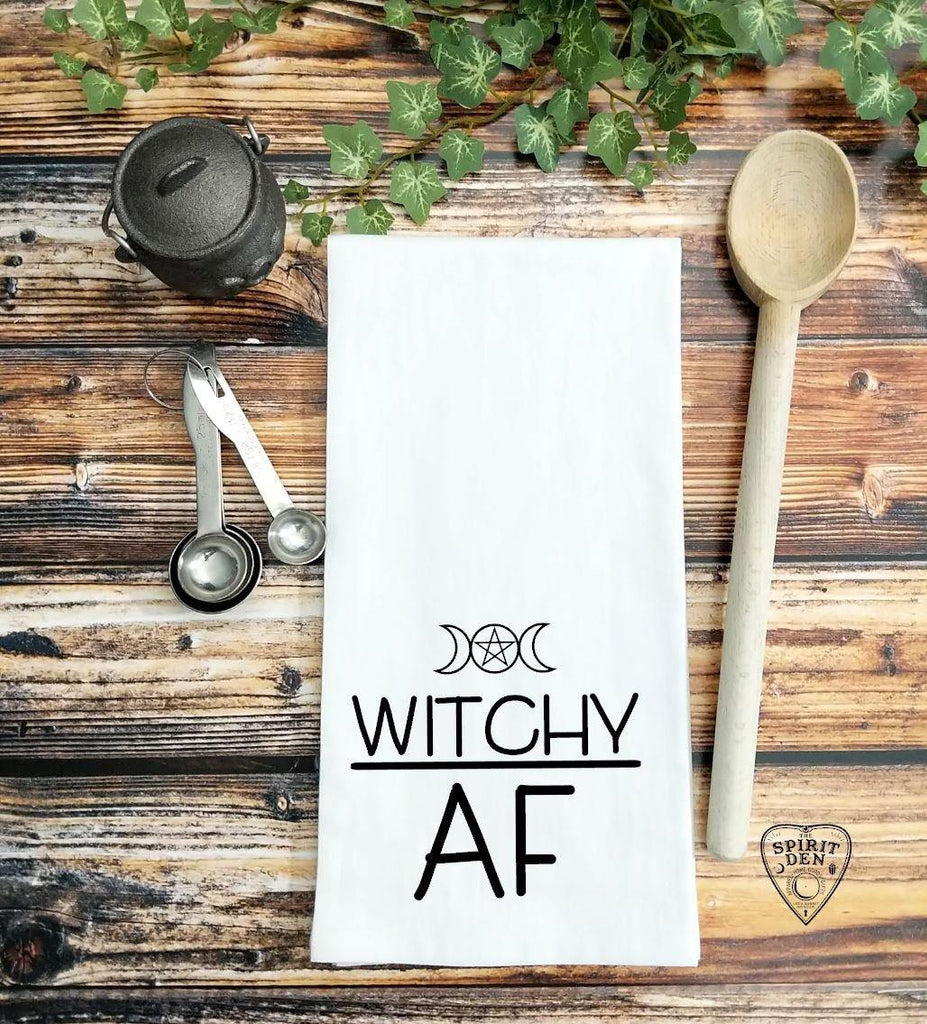 Witchy AF Flour Sack Towel 