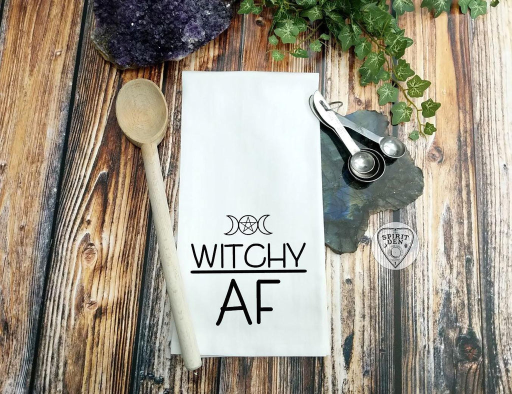Witchy AF Flour Sack Towel 