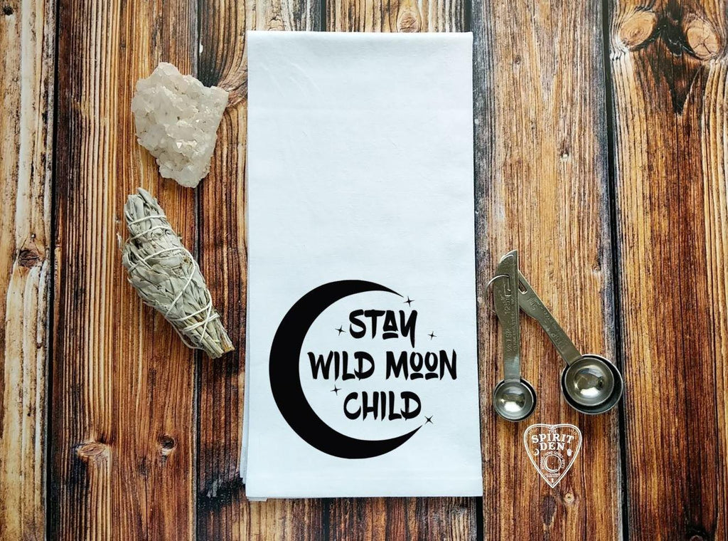 Stay Wild Moon Child Flour Sack Towel 