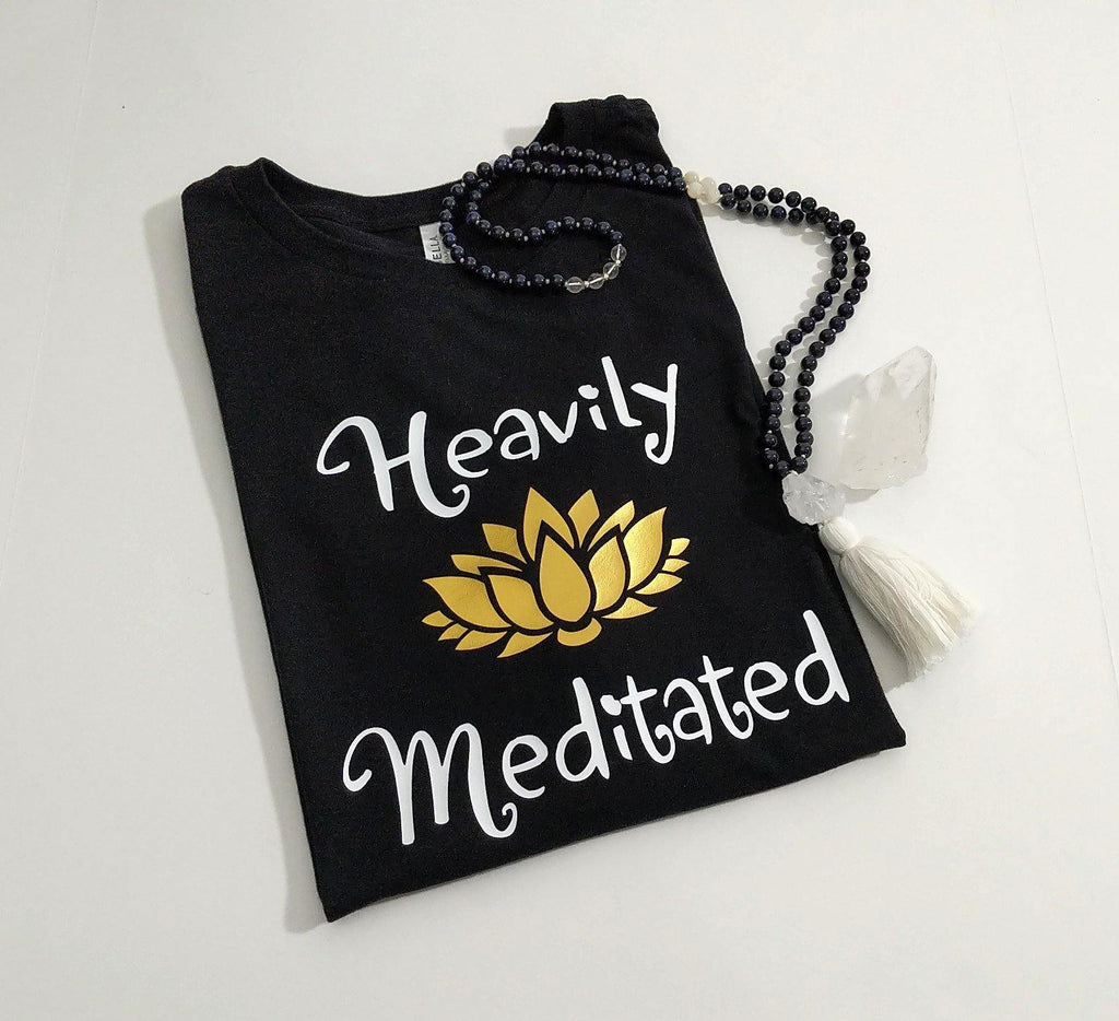 Heavily Meditated Lotus T-Shirt - The Spirit Den