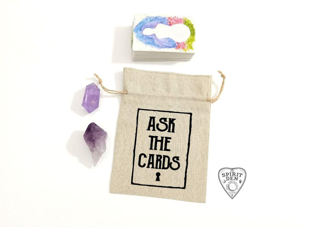 Ask The Cards Keyhole Tarot Deck Bag 