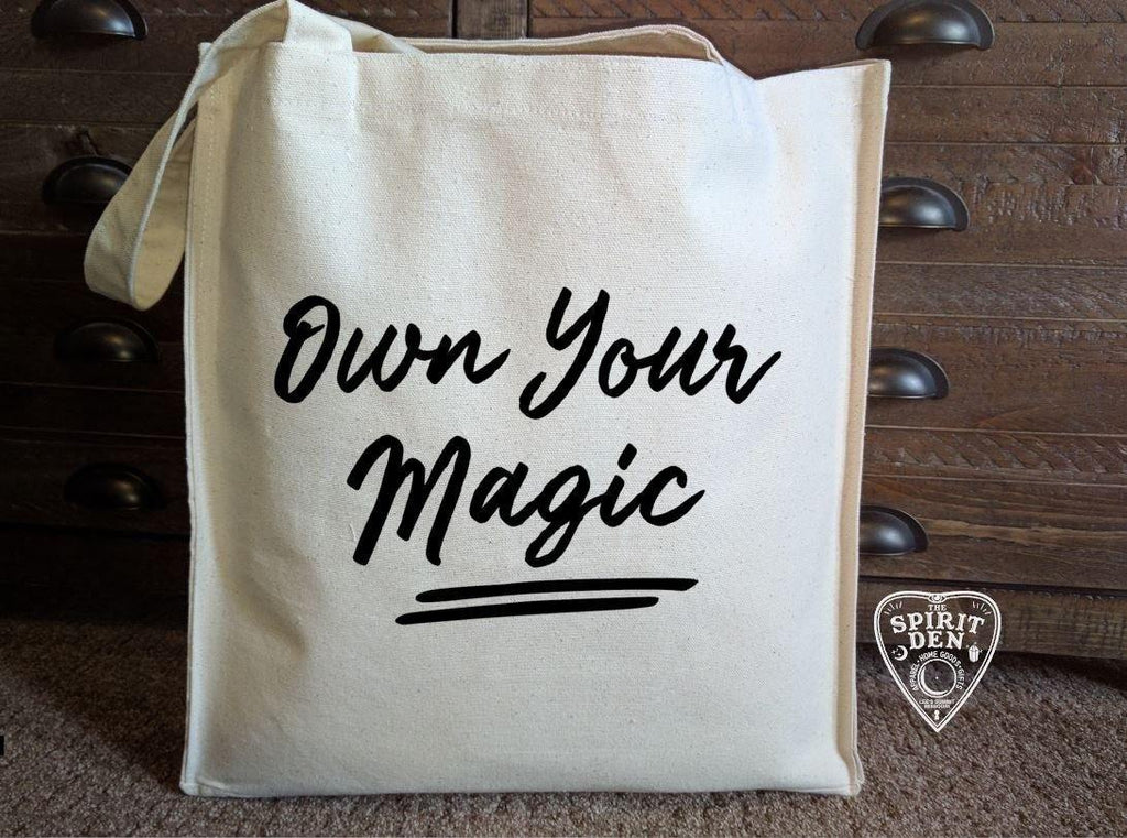 Own Your Magic Cotton Canvas Market Bag - The Spirit Den