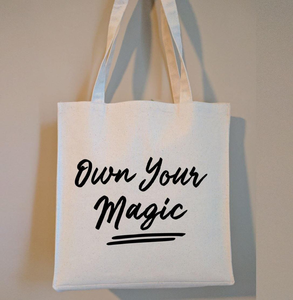 Own Your Magic Cotton Canvas Market Bag - The Spirit Den