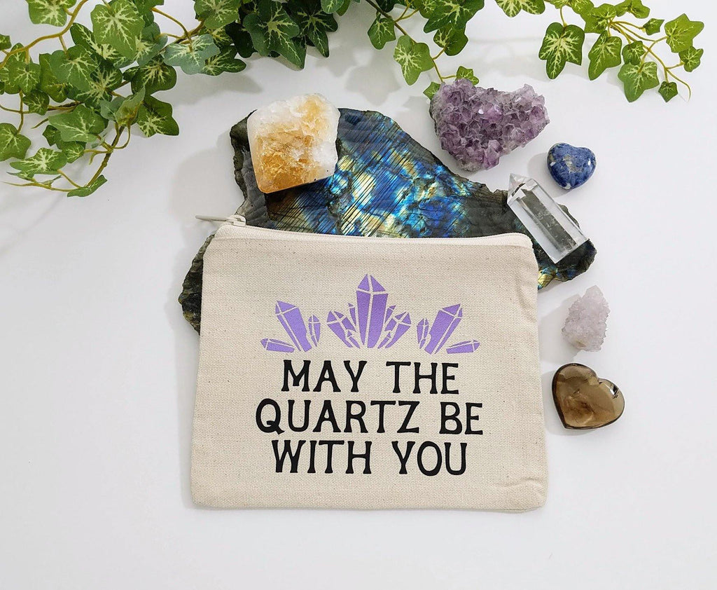 May The Quartz Be With You Canvas Zipper Bag 
