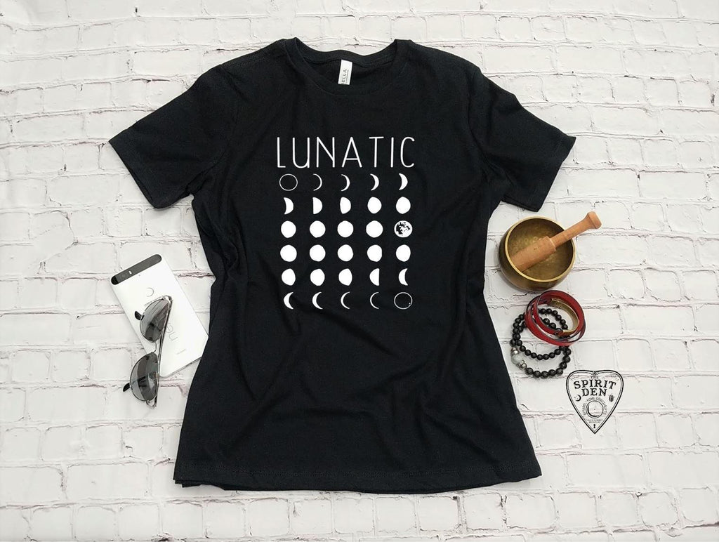 Lunatic  Moon Phases T-Shirt 