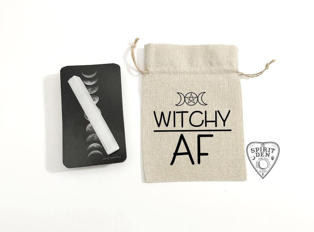 Witchy AF Linen Bag 