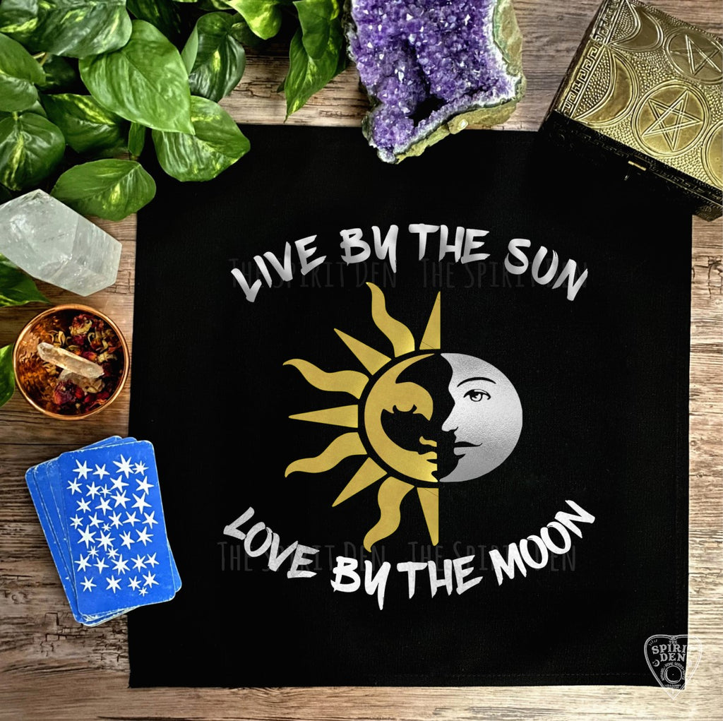 Live By The Sun Love By The Moon Altar Cloth