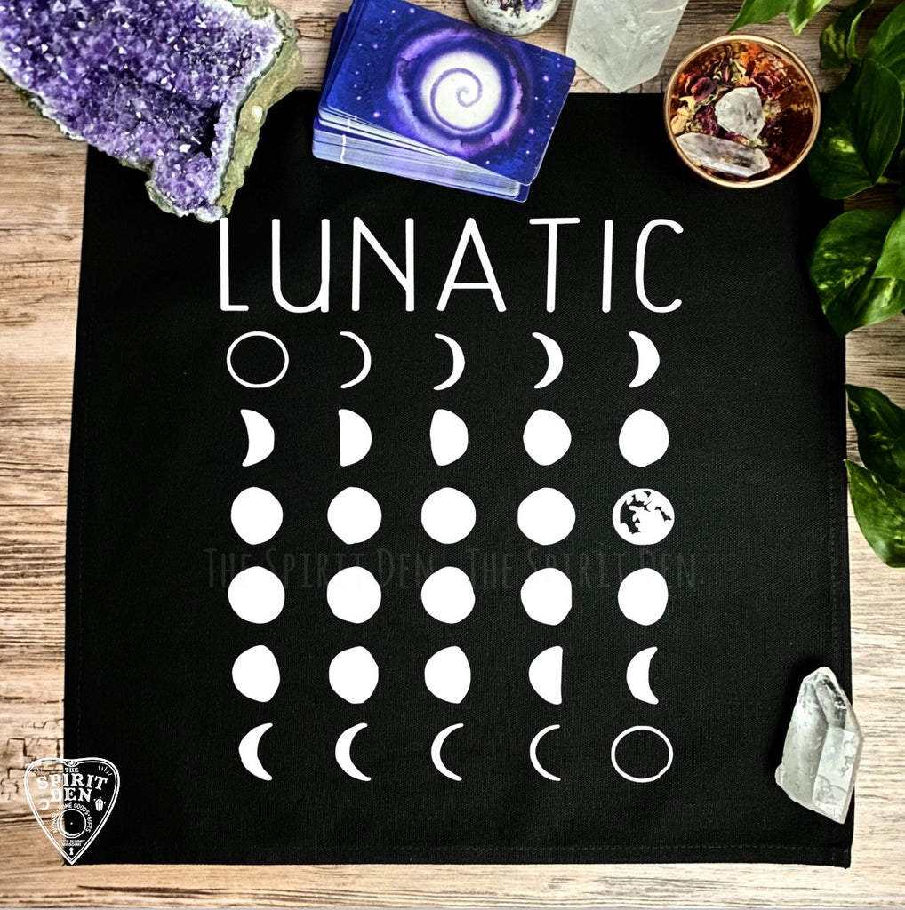 Lunatic Moon Phases Altar Cloth