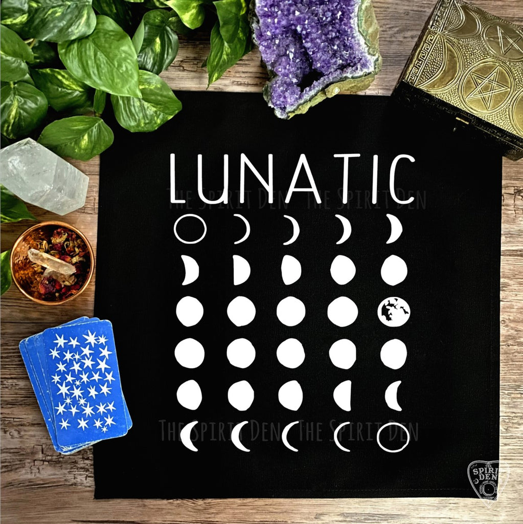 Lunatic Moon Phases Altar Cloth
