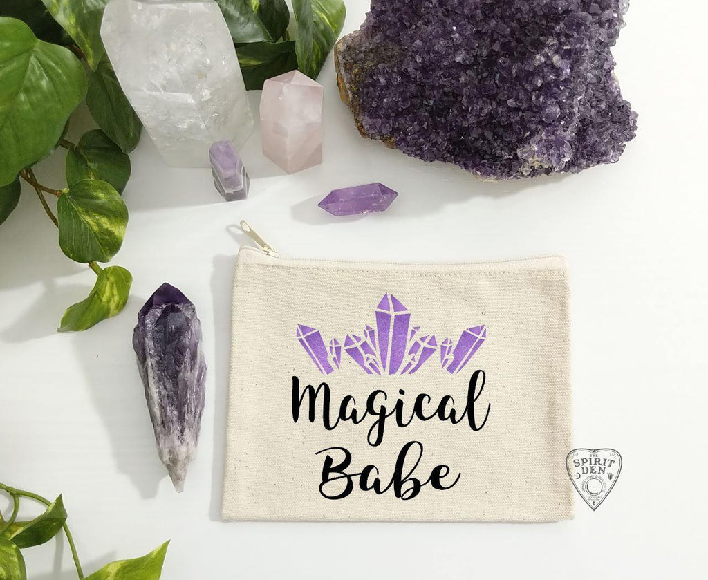 Magical Babe Canvas Zipper Bag - The Spirit Den
