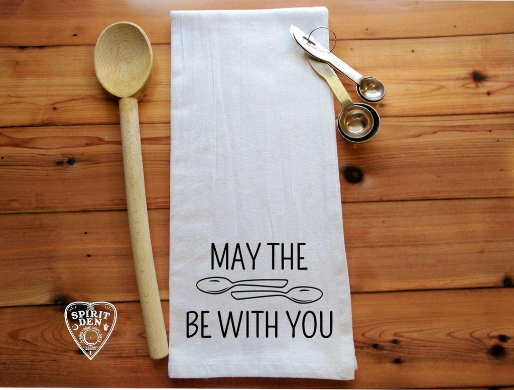 May The Spoons Be With You Spoonie Flour Sack Towel - The Spirit Den