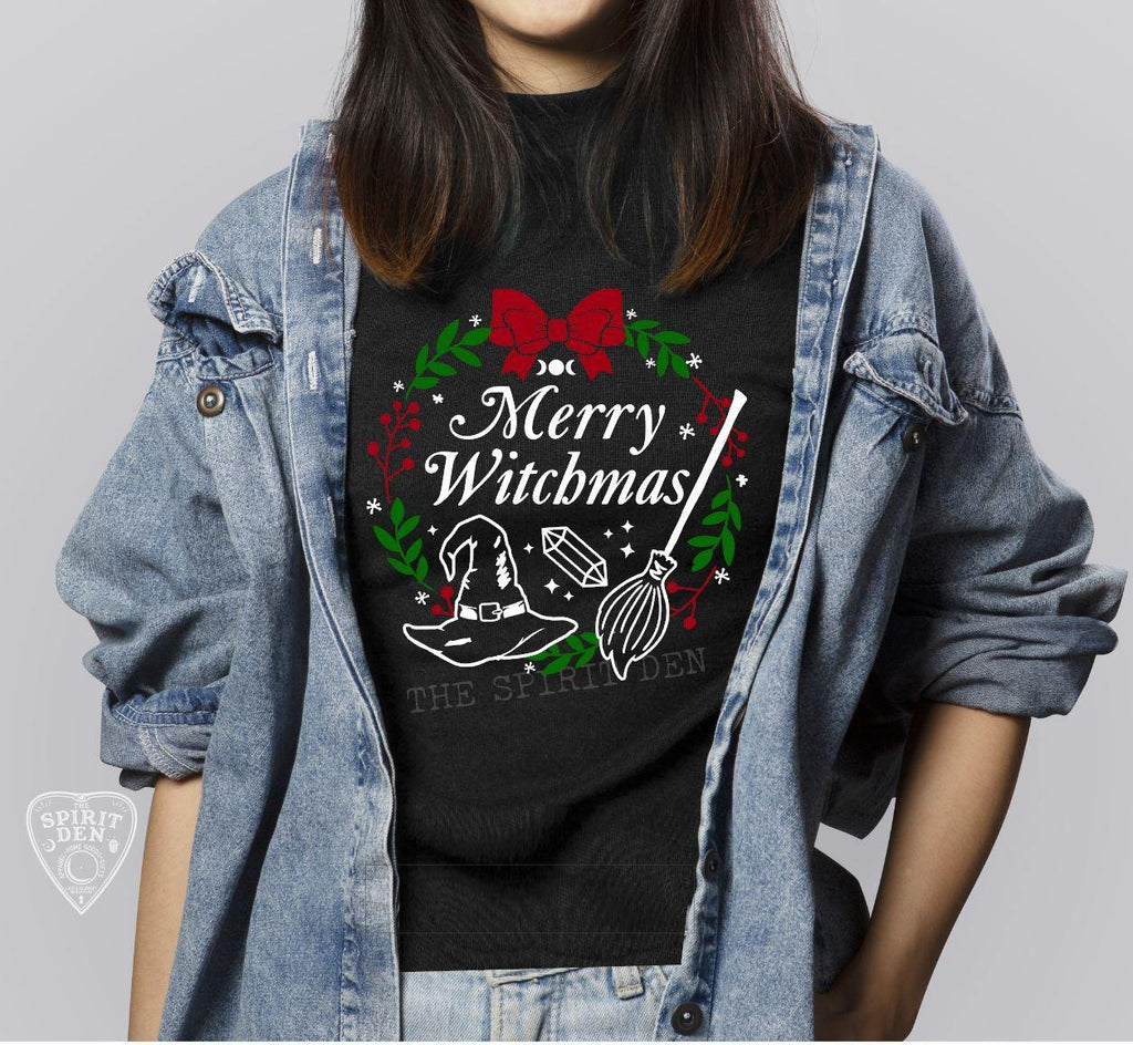 Merry Witchmas Shirt Extended Sizes - The Spirit Den
