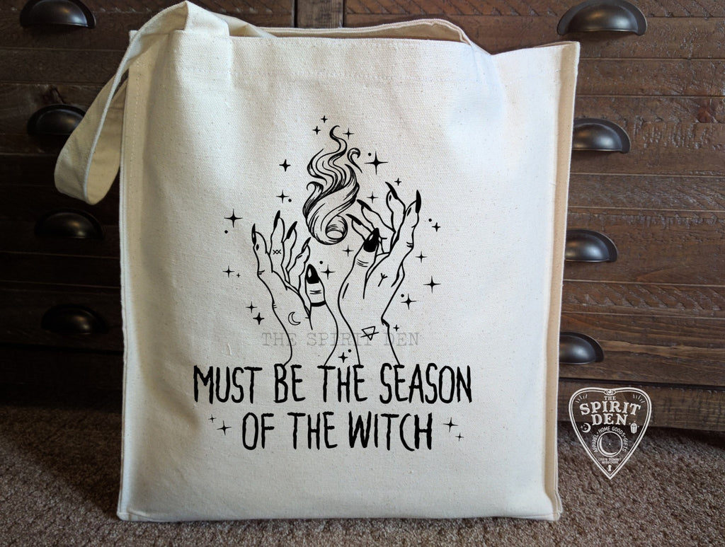 Must Be The Season Of The Witch Cotton Canvas Market Tote Bag