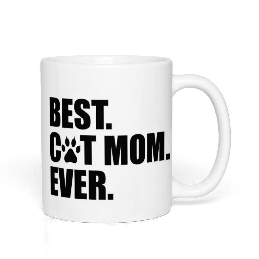 Best Cat Mom Ever White Mug - The Spirit Den