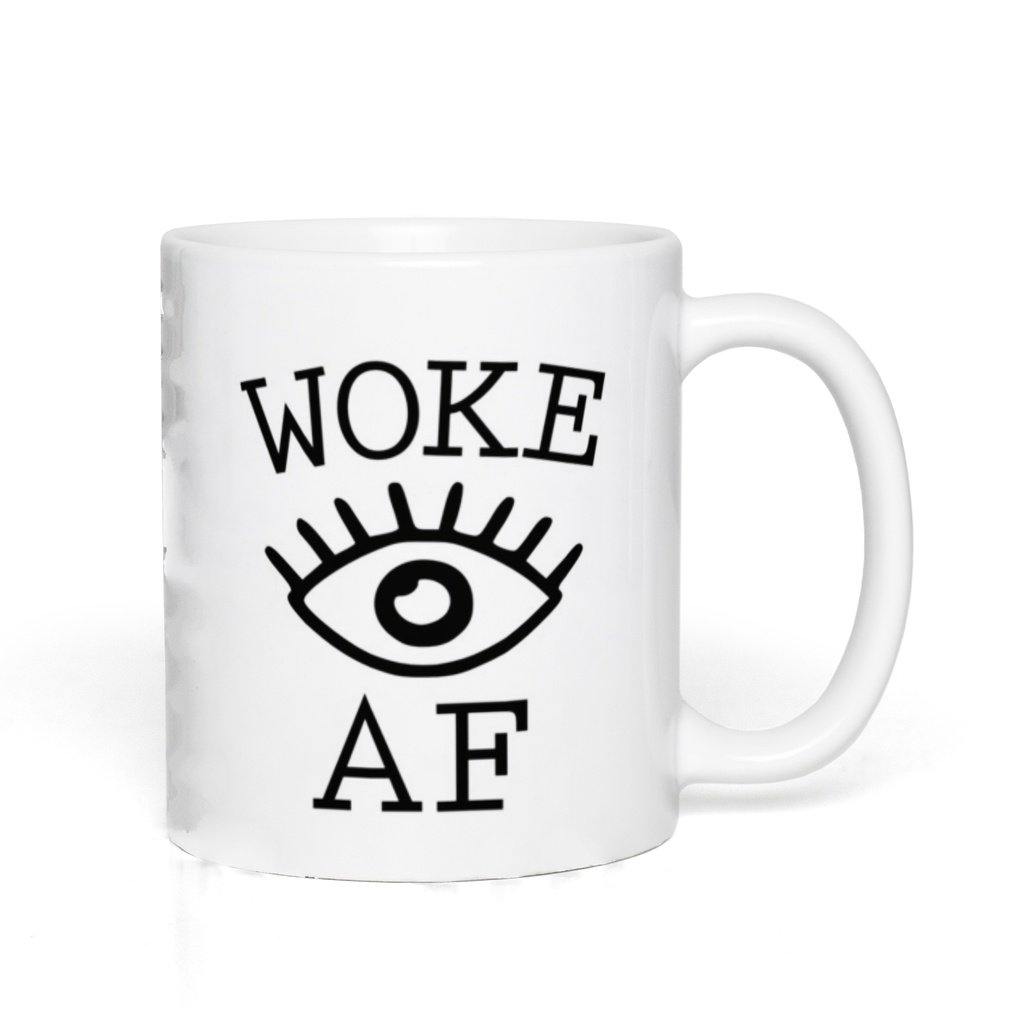 Woke AF White Mug - The Spirit Den