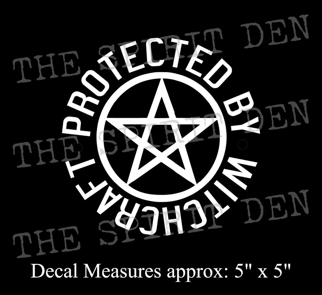 Protected By Witchcraft Decal