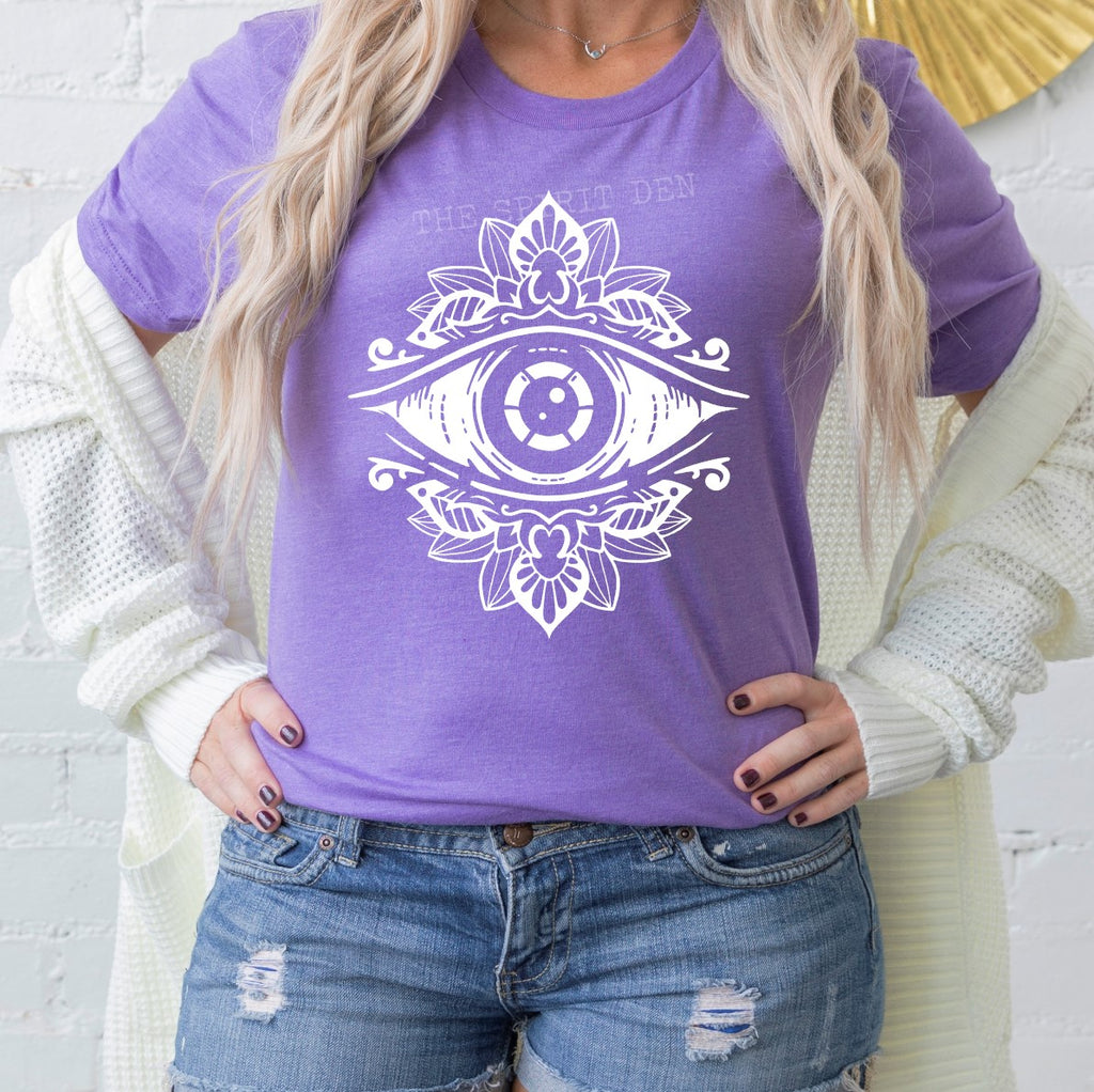 The Sacred Eye Purple Unisex T-shirt