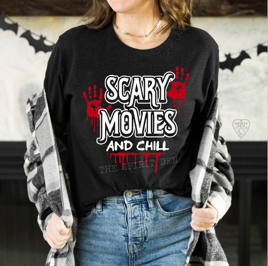 Scary Movies And Chill T-Shirt