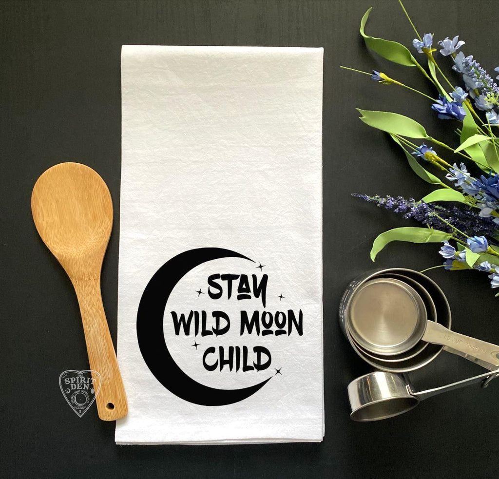 Stay Wild Moon Child Flour Sack Towel - The Spirit Den