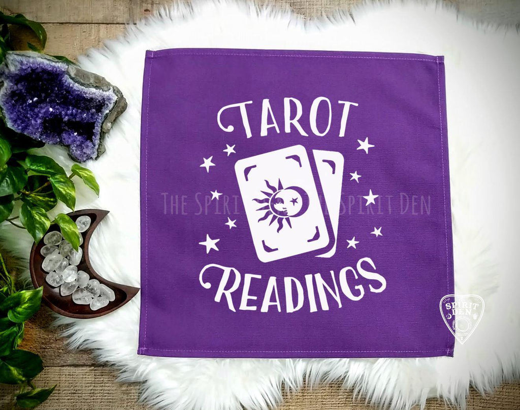 Tarot Readings Tarot Card Purple Cloth - The Spirit Den