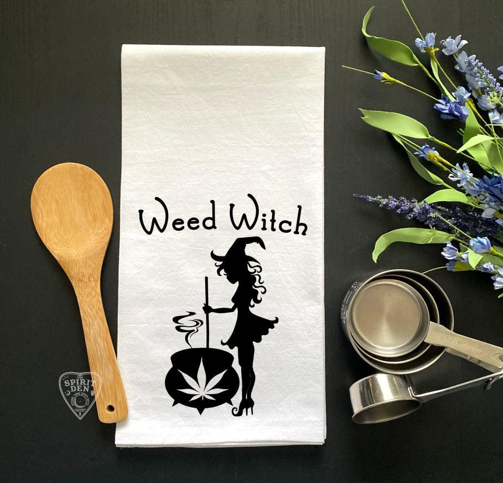 Weed Witch Flour Sack Towel - The Spirit Den