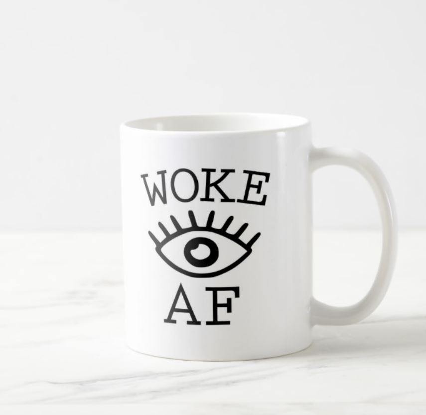 Woke AF White Mug - The Spirit Den